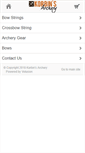 Mobile Screenshot of korbinsarchery.com